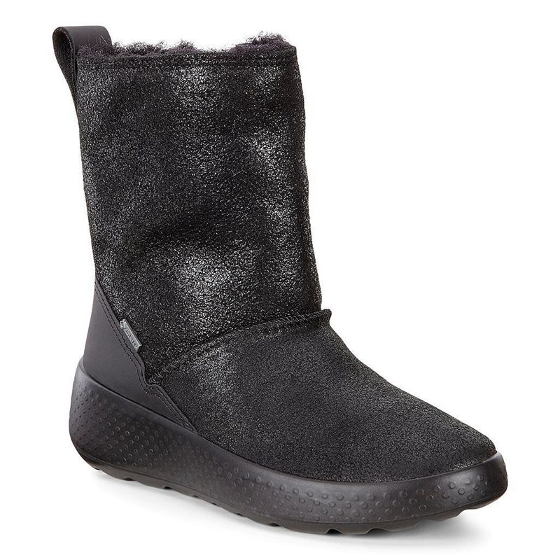 Botas Ecco Ukiuk Para Niños,Negras,879104-UZF